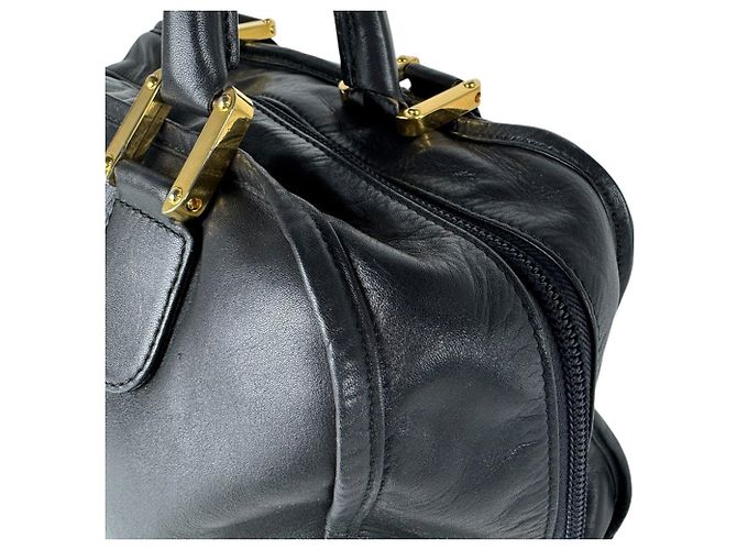 Loewe Amazona 32 Lederhandtasche Schwarz - Ansicht 7