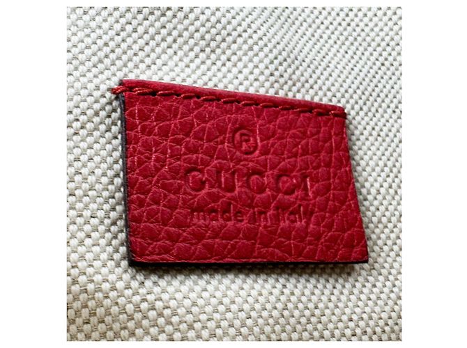Marsupio Gucci in pelle rossa Rosso - vista 11