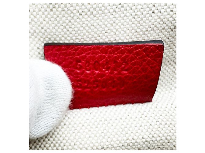 Marsupio Gucci in pelle rossa Rosso - vista 12