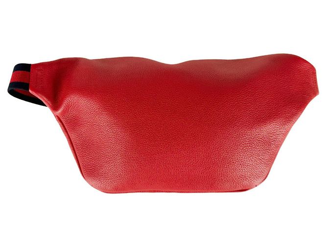 Marsupio Gucci in pelle rossa Rosso - vista 3