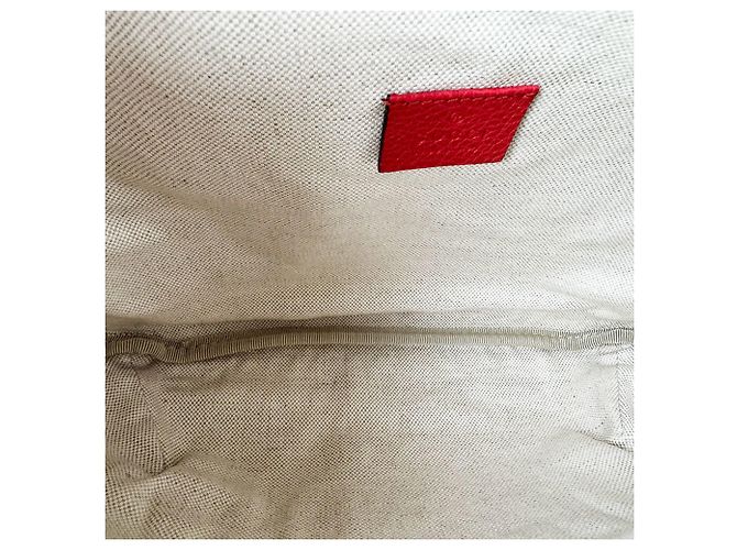 Marsupio Gucci in pelle rossa Rosso - vista 5