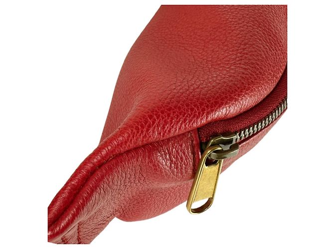 Marsupio Gucci in pelle rossa Rosso - vista 8