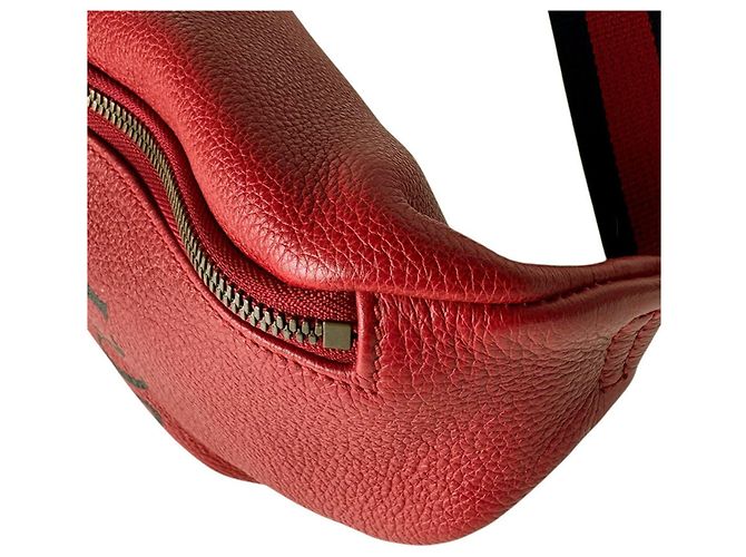Marsupio Gucci in pelle rossa Rosso - vista 9