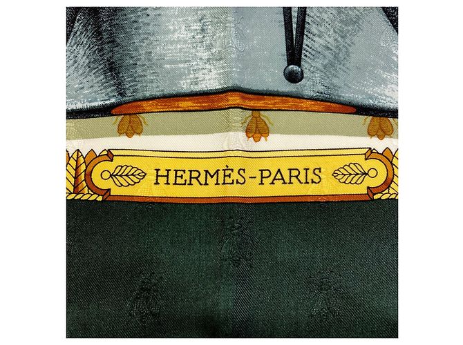 Hermès Pañuelo de seda Hermes Carre 90 Napoleon Negro - vista 4