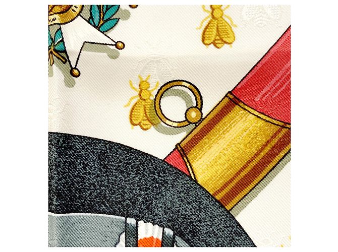 Hermès Pañuelo de seda Hermes Carre 90 Napoleon Negro - vista 8