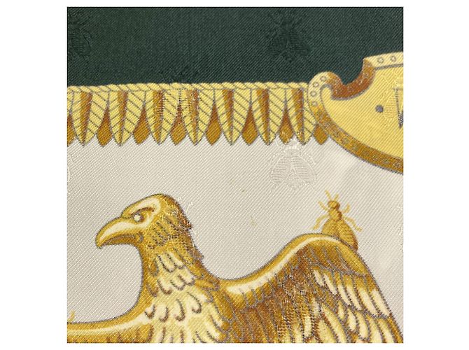 Hermès Pañuelo de seda Hermes Carre 90 Napoleon Negro - vista 9