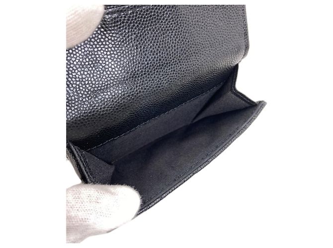 Chanel Matelassé Tri-fold Wallet Black - view 6