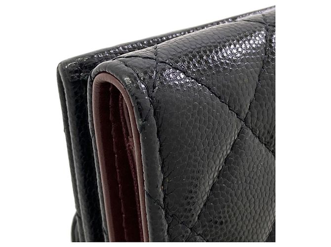 Chanel Matelassé Tri-fold Wallet Black - view 9