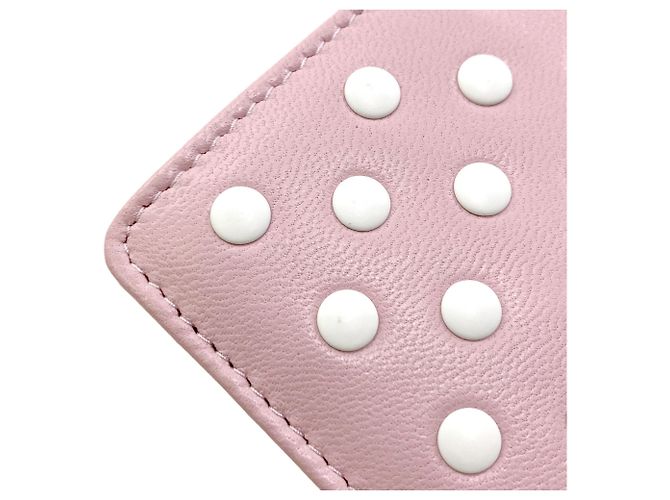 Cartera de piel bi-fold con lunares Miu Miu Rosa - vista 10