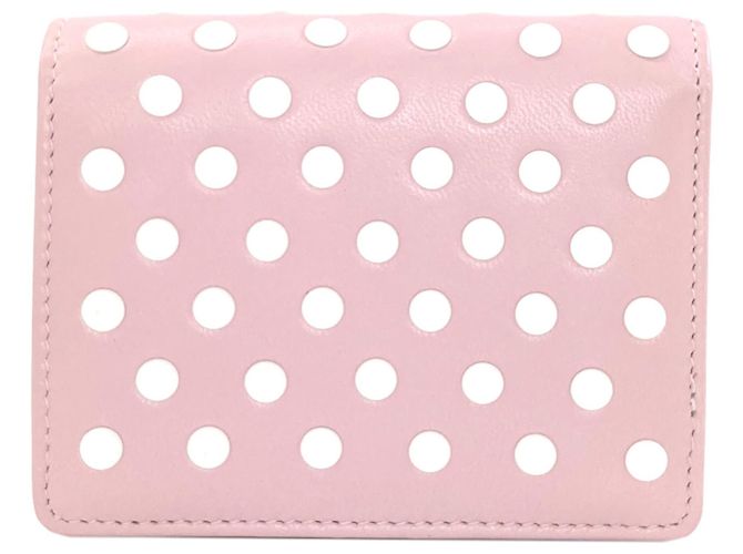 Cartera de piel bi-fold con lunares Miu Miu Rosa - vista 2