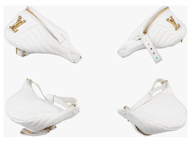 Louis Vuitton New Wave Bumbag Quilted Leather medium Branco - vista 4