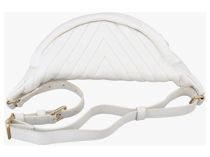 Louis Vuitton New Wave Bumbag Quilted Leather medium Branco - vista 5