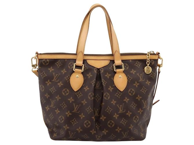 Louis Vuitton Palermo Monogram Canvas PM Marrone - vista 2
