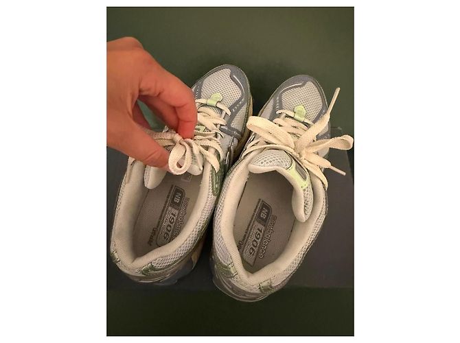 New Balance 1906R Sneakers Blu Beige Verde Grigio - vista 2