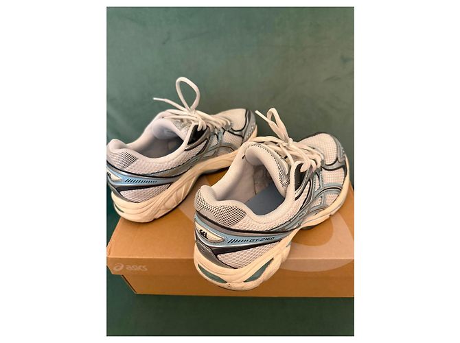 Autre Marque Asics GT-2160 Scarpe da Running Bianco Grigio Metallico Blu chiaro - vista 4
