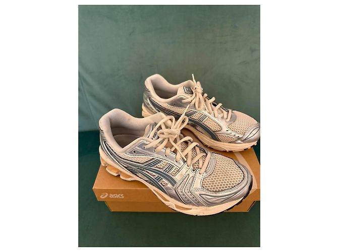 Autre Marque Asics Gel-Kayano 14 Sneakers Cream Ironclad Crudo Metallico - vista 3