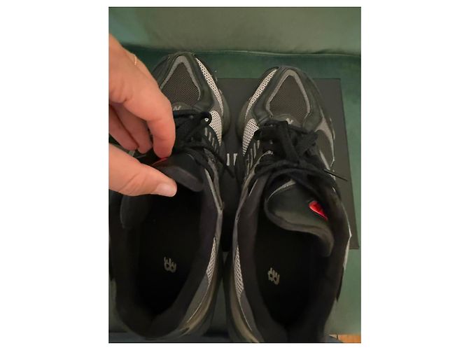 Sneakers New Balance 9060 Nero Grigio - vista 6
