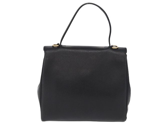 Céline Celine Top Handle Leather Noir - vue 2