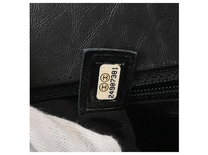 Chanel Top Handle Shearling with Tweed Small Schwarz - Ansicht 5