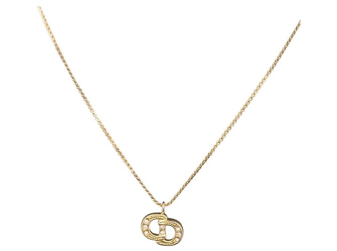 Christian Dior CD Anhänger aus Metall Golden - Ansicht 3