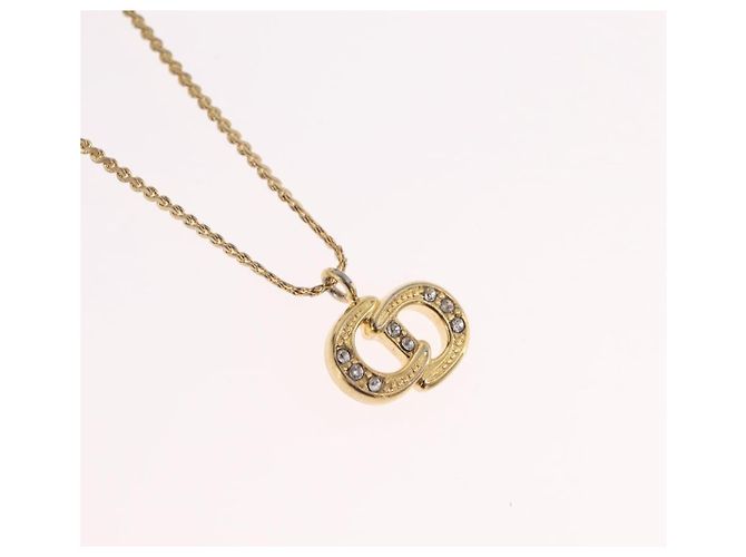 Christian Dior CD Anhänger aus Metall Golden - Ansicht 4