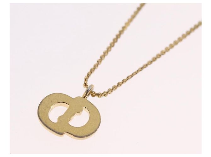 Christian Dior CD Anhänger aus Metall Golden - Ansicht 5