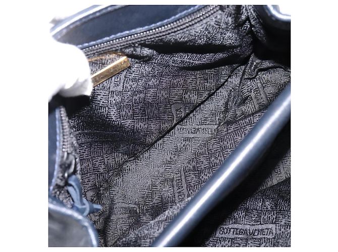 Bottega Veneta Shoulder Leather Medium Preto - vista 6