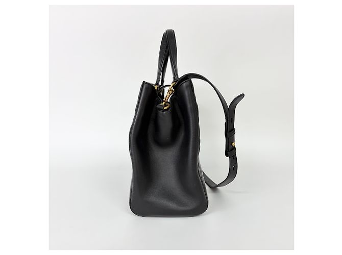 Gucci GG Marmont Matelasse Leather Small Nero - vista 4