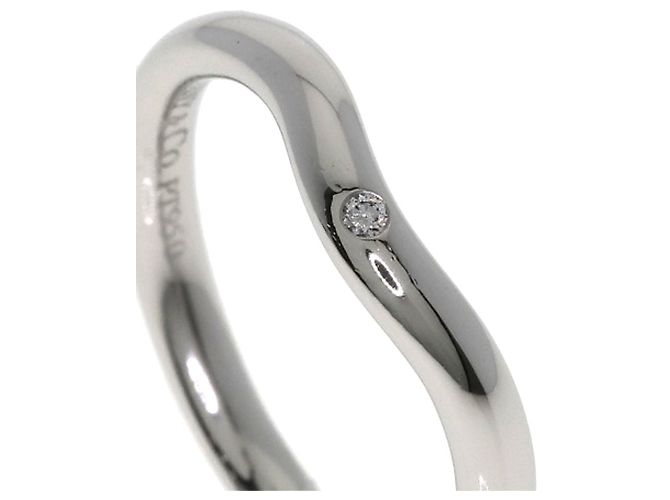 Autre Marque Anel Aliança Tiffany & Co. em Platina 950 com Diamante - vista 7
