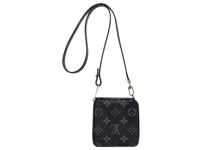 Cartera Zippy Compact Monogram Eclipse Louis Vuitton Monograma - vista 2