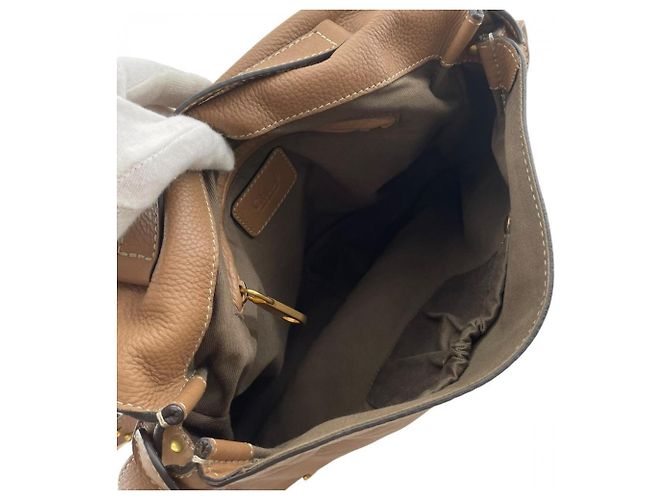 Bolso de hombro Chloé Marcie Medium Castaño Blanco - vista 4