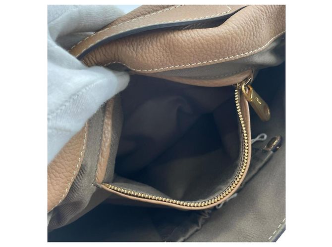 Bolso de hombro Chloé Marcie Medium Castaño Blanco - vista 5