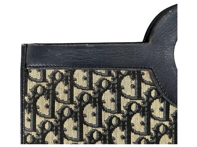 Bolso Christian Dior de lona blanca Blanco - vista 12
