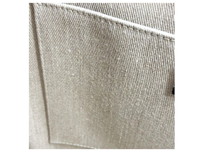 Chloé Woody Shopper Bag Medium für Damen Schwarz Beige - Ansicht 7