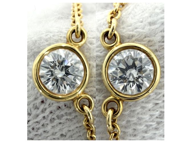 Autre Marque Collar con colgante de diamante solitario Tiffany & Co. By the Yard - vista 4