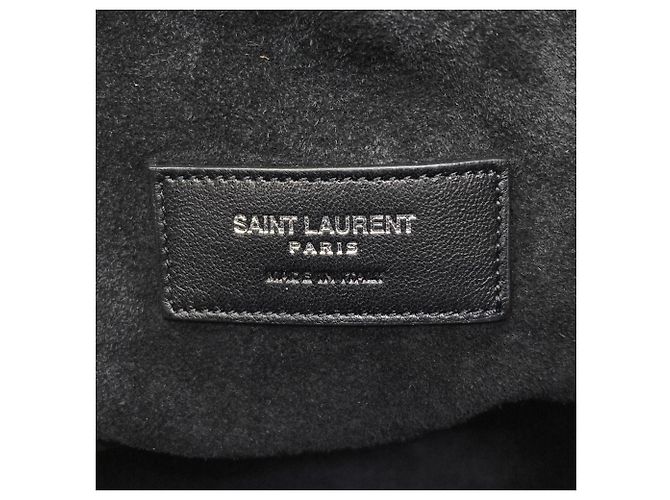 Autre Marque Bolsa de Ombro Saint Laurent Emmanuel Preto - vista 6