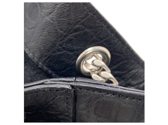 Autre Marque Bolsa de Ombro Saint Laurent Emmanuel Preto - vista 8