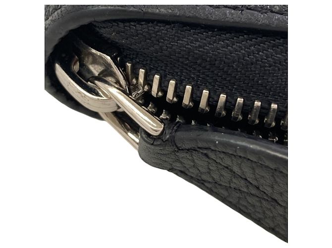 Cartera larga Louis Vuitton en piel Mahina Noir Negro - vista 11