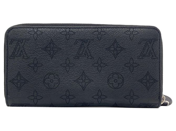 Cartera larga Louis Vuitton en piel Mahina Noir Negro - vista 2
