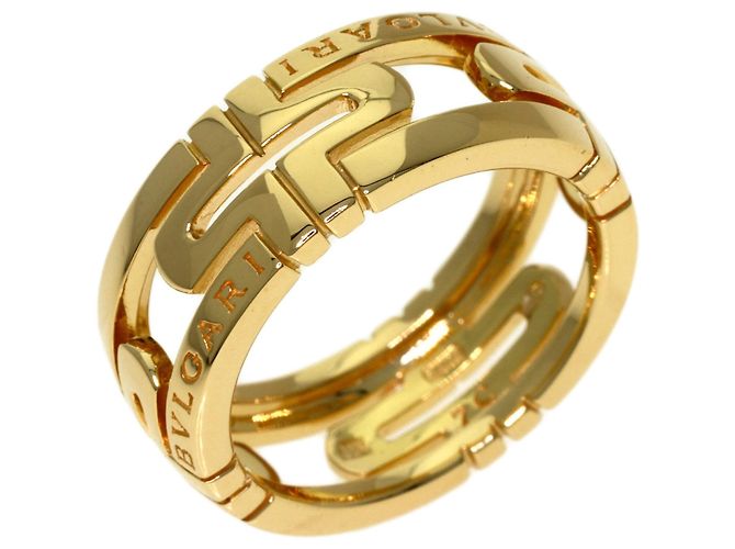 Bulgari Bvlgari Parentesi Openwork Ring in 18K Gelbgold - Ansicht 2
