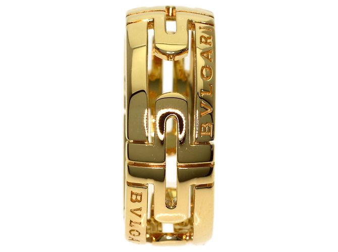 Bulgari Bvlgari Parentesi Openwork Ring in 18K Gelbgold - Ansicht 3