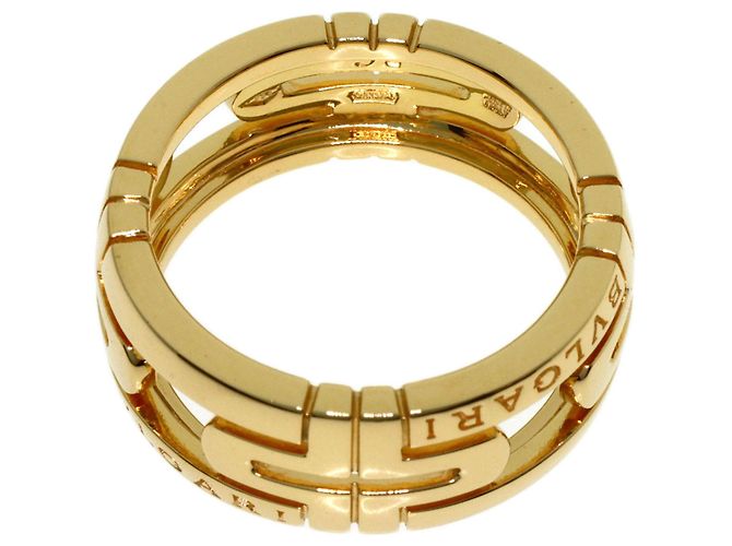 Bulgari Bvlgari Parentesi Openwork Ring in 18K Gelbgold - Ansicht 4