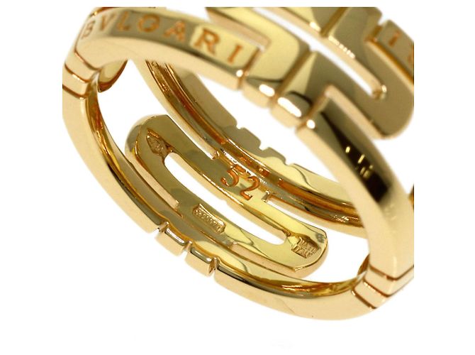 Bulgari Bvlgari Parentesi Openwork Ring in 18K Gelbgold - Ansicht 5