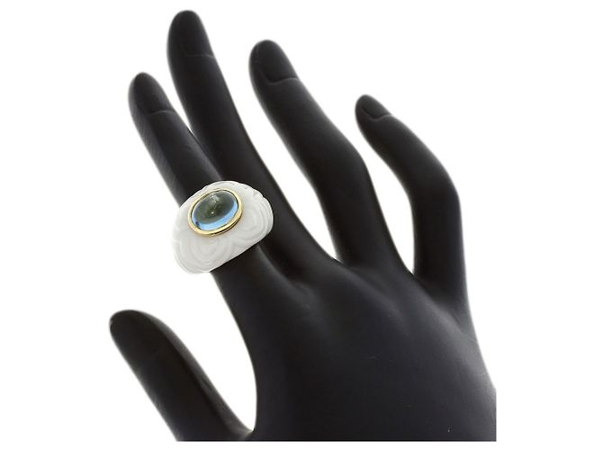 Bulgari Anillo Bvlgari Chandra de topacio azul - vista 5