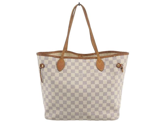 Louis Vuitton Neverfull Tote Damier Ebene MM Beige - Ansicht 2