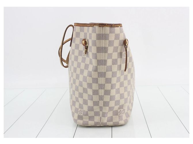 Louis Vuitton Neverfull Tote Damier Ebene MM Beige - Ansicht 3