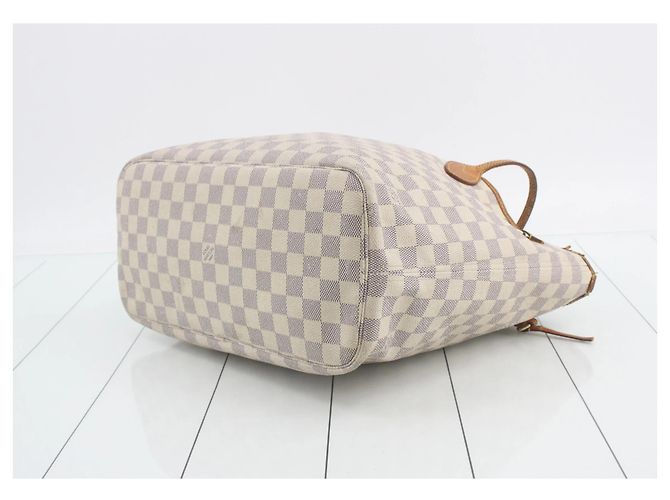 Louis Vuitton Neverfull Tote Damier Ebene MM Beige - Ansicht 6