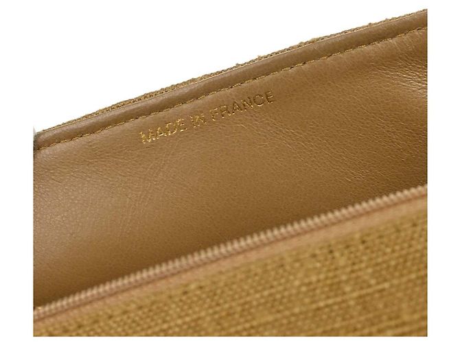 Chanel Vintage Diana Flap Quilted Canvas Small Marrone - vista 4