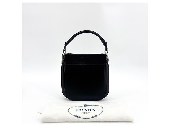 Prada Margit Calf Leather Small Noir - vue 2