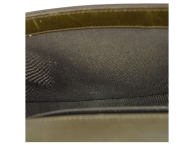 Chanel Boy Flap Shearling with Leather Old Medium Vert - vue 3